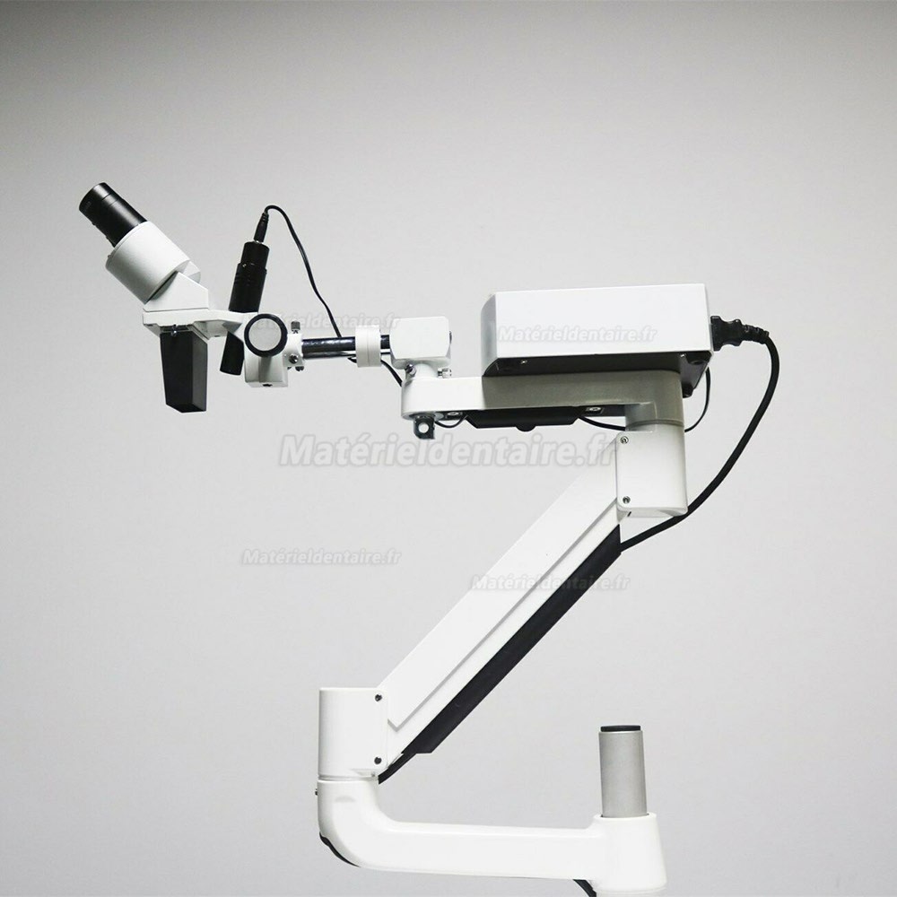 Microscope opératoire chirurgical dentaire avec lumière LED 5W&Unité de chariot pour ORL