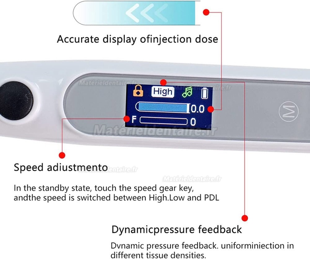 Seringue anesthesie dentaire electrique / stylo anesthésie dentiste