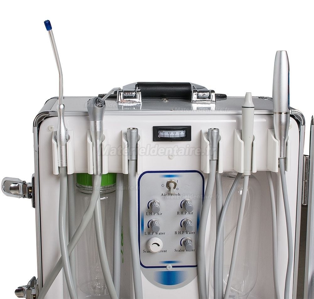 Unité Dentaire Portable AZDENT - Turbine Avec Lumière LED, Pièce à Main Haute Vitesse