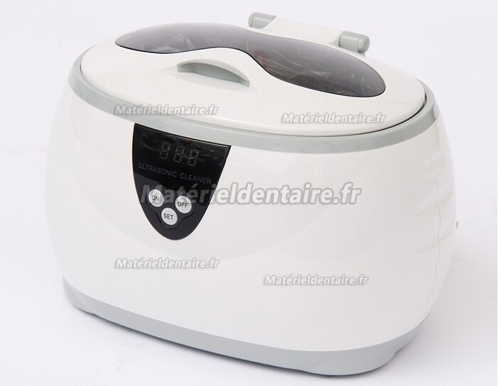 Jeken® CD-3800A Nettoyeur ultrasonique 0.6L