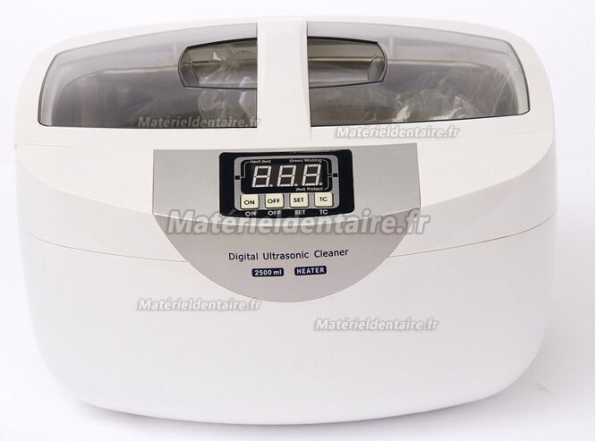 JeKen® CD-4820 Nettoyeur ultrasonique 2.5L avec Minutrie et Réchauffeur