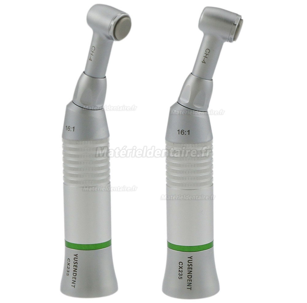 YUSENDENT® CX235C4-4 16:1 Réducteur Contre Angle Endodontie Bouton Poussoir