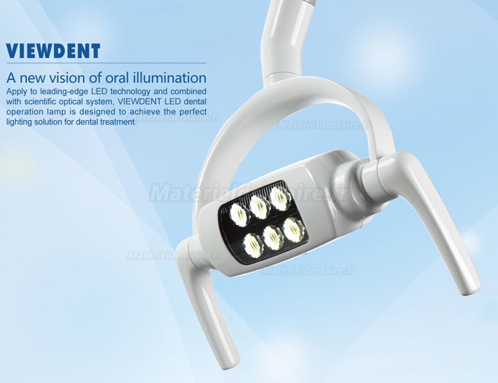 Dental 8W On Ceiling LED Lamp Light Lampe de fonctionnement avec Arm