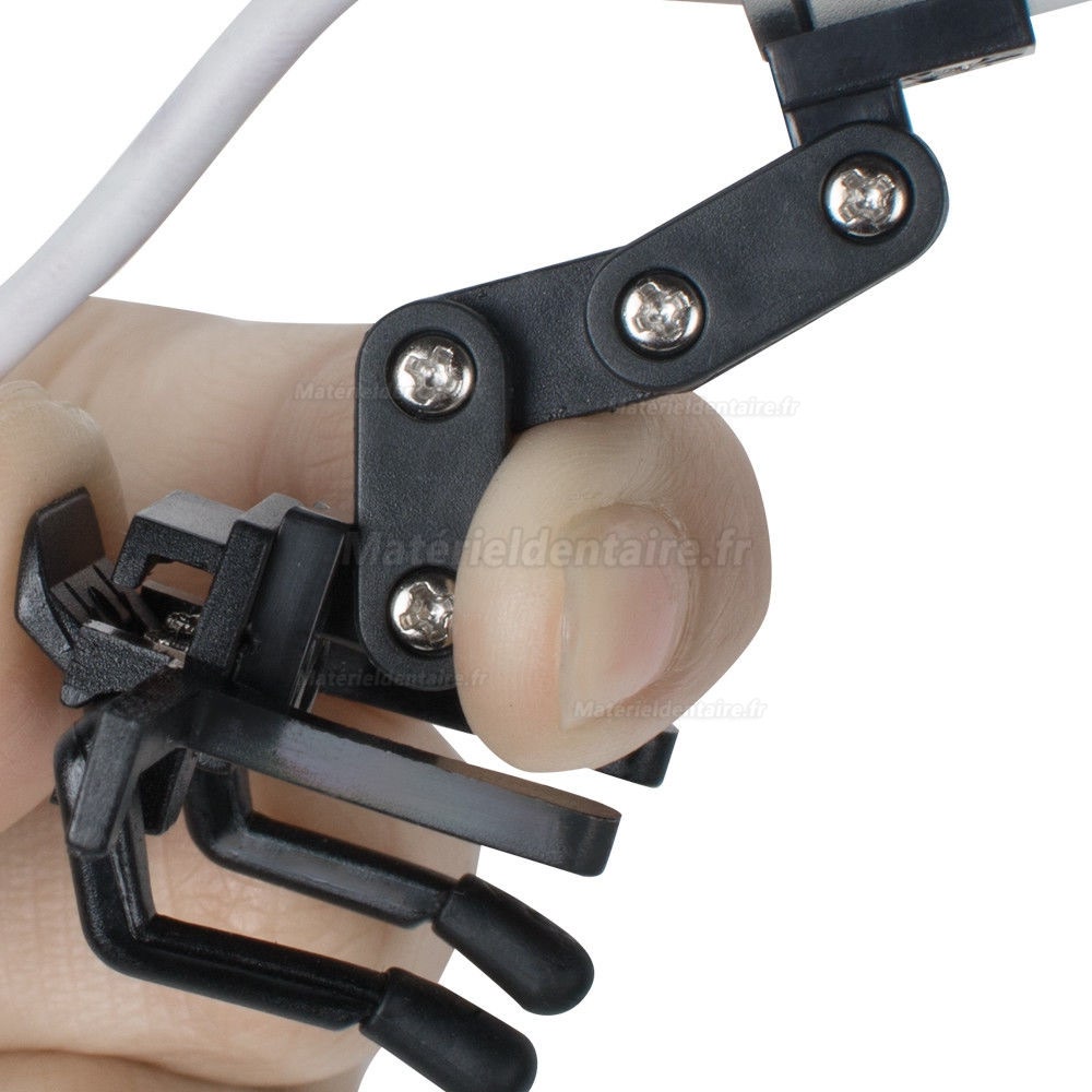 1W Clip Clamp LED Lampe frontale pour dentaire loupe