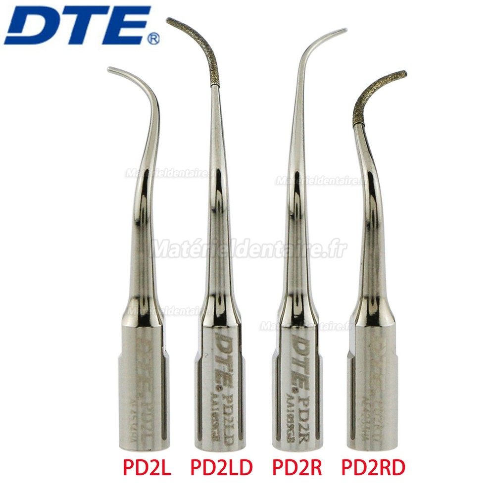 5 Pièces DTE PD2L PD2R PD2LD PD2RD insert de détartrage parodontal compatible avec satelec nsk