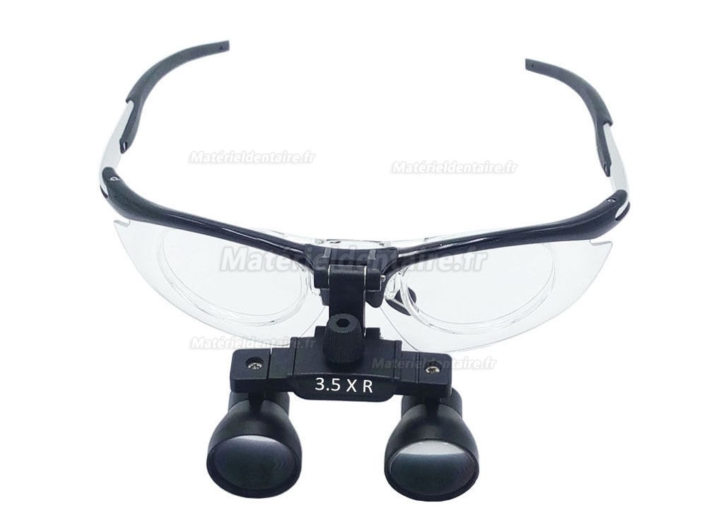 YUYO DY-112 3.5X Dentaire Loupes binoculaires médicales Anti-buée Cadre en aluminium