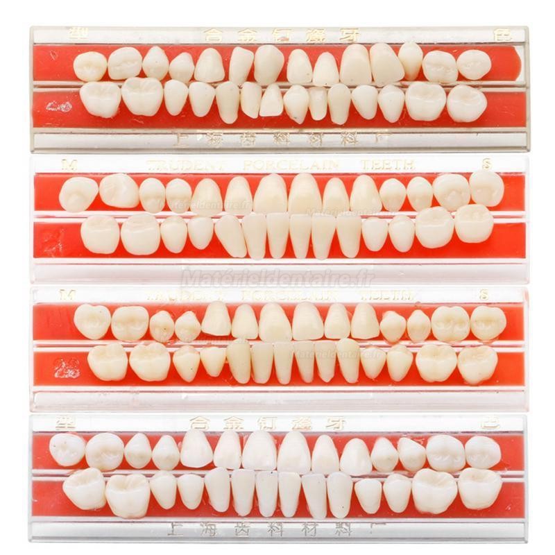 1 Set de Couleurs de Porcelaine de Alliage Broche Matériau Dentaire de 24 #