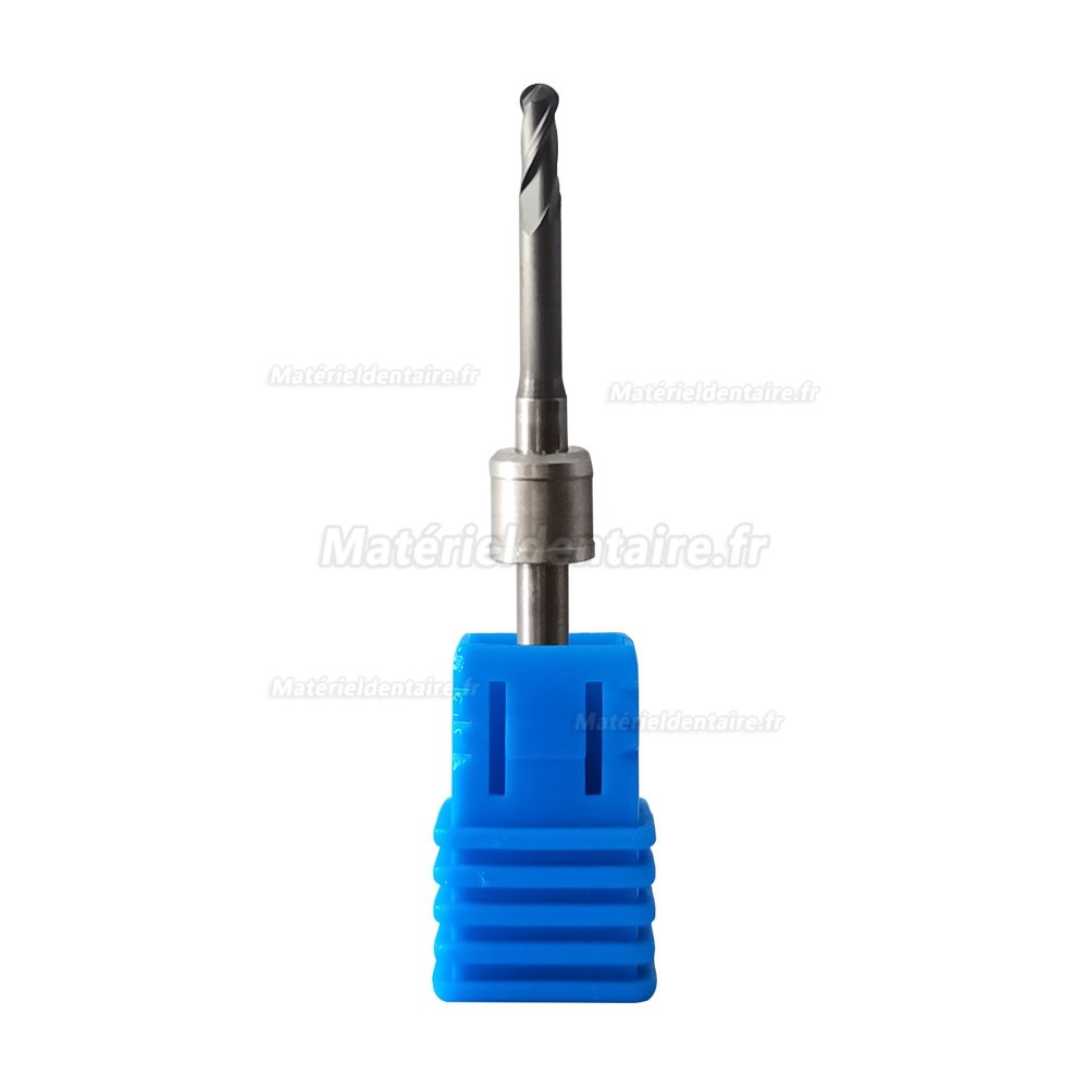 Dental 0.6mm/1.0mm/2.5mm Diamond Coated Milling Burs Fit Zirconia/PMMA Milling (Compatible with Amann Girrbach CAD/CAM)