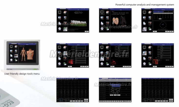 Moniteur ECG-1200G électrocardiographe numérique 12 canaux