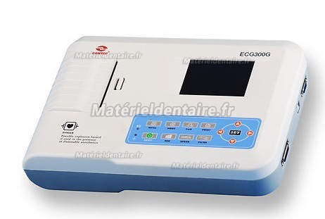 Moniteur ECG-300G électrocardiographe numérique Trois canaux