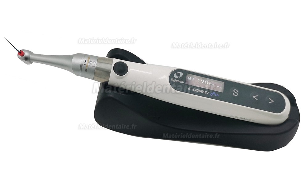 Moteur d’endodontie dentaire sans fil Eighteeth E-Connect Pro compatible avec E-PEX Pro