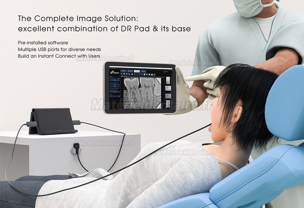 Capteur RVG dentaire/ Capteur intra-oral numérique Eighteeth® Nanopix