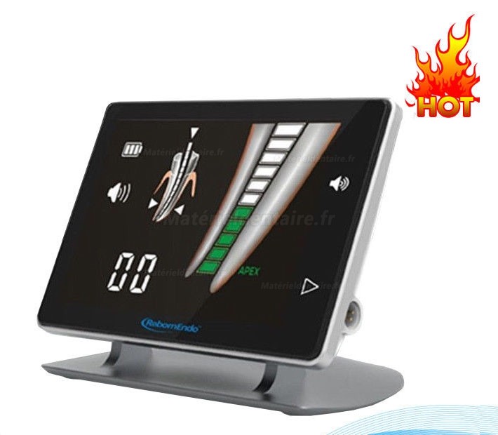 Localisateur d'Apex de Canal de Racine Endodontique Dentaire de RPEX 6 4.5 " D'Ecran Métallique LCD 3.7V