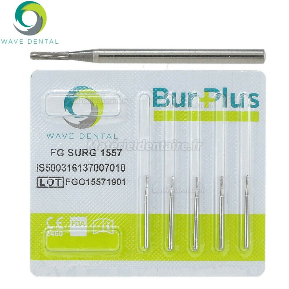 Fraises Dentaires En Carbure De Tungstène Wave - FG, 25 Mm, Haute Vitesse - Pour Chirurgie/laboratoire - Neuf