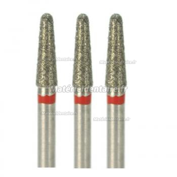 FG CR-11F 2.0mm Fraise diamantée dentaire 100 Pcs