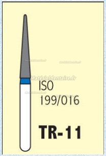 FG TR-11 1.6mm Fraise diamantée dentaire 100 Pcs