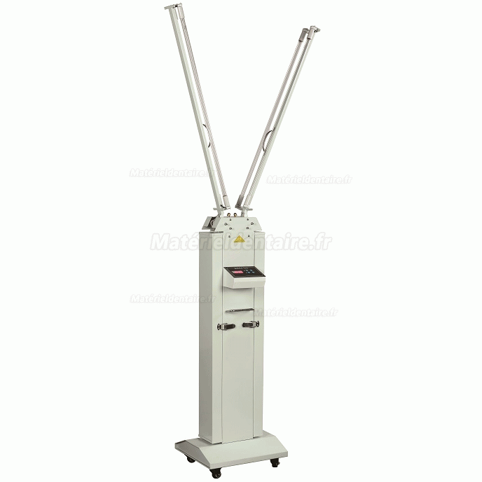 FY 120W-220W Mobile UV + ozone Désinfection Lampe 253.7nm Ultraviolet Chariot 