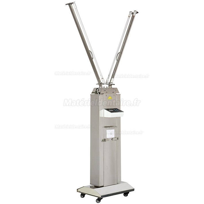 FY 120W-220W UV +ozone désinfection lampe chariot en acier inoxydable avec capteur infrarouge FY 120W-220W UV +ozone désinfection lampe chariot en acier inoxydable avec capteur infrarouge