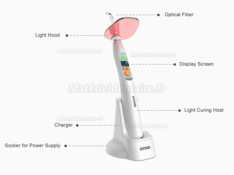 BYOND GGJ-A lampe à photopolymeriser dentaire sans fil