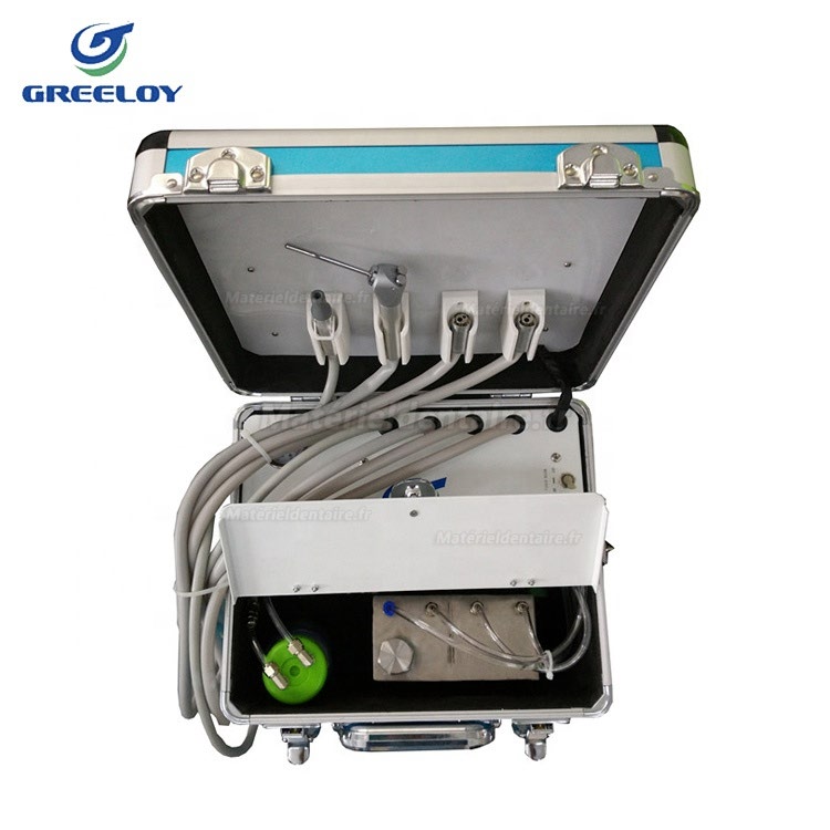 Greeloy GU-P 202 Système de distribution dentaire mini unité dentaire portable pour vétérinaire