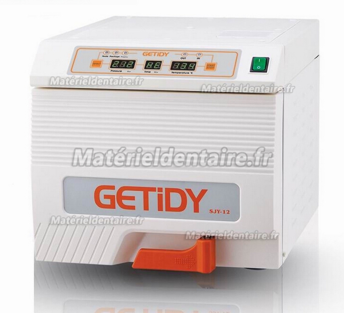 Getidy® 12L Stérilisateur autoclave SJY-12 Classe B Double Réservoirs