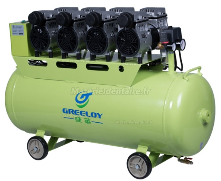 Greeloy®GA-64 Compresseur air 120 litres 2400W