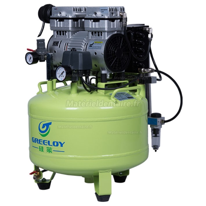 Greeloy® GA-81XY Compresseur insonorisé avec dessicateur d’air