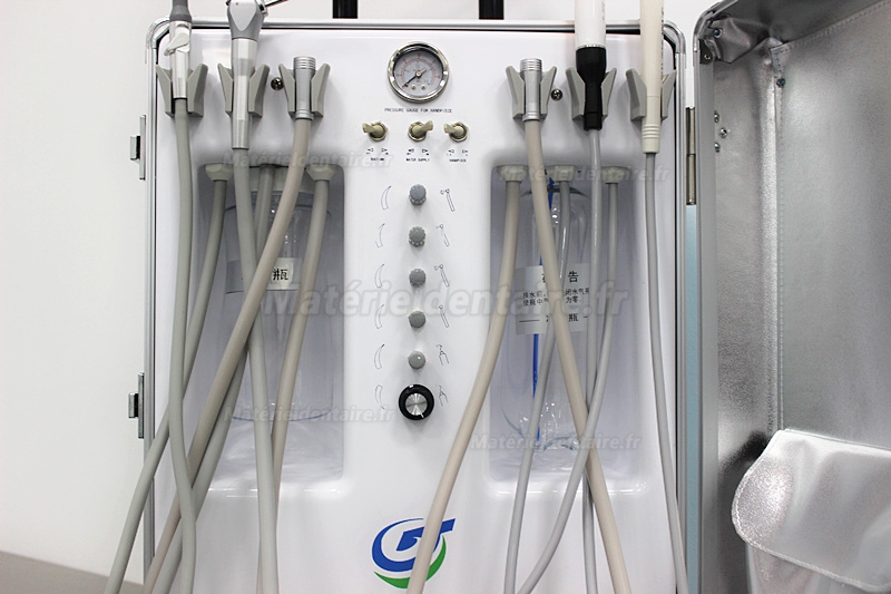Greeloy® GU-P206S Unité Dentaire Portable avec Compresseur d'Air