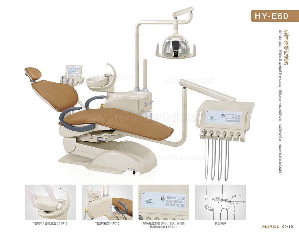 HY® HY-O-E60B-A Fauteuil dentaire avec Certificat CE