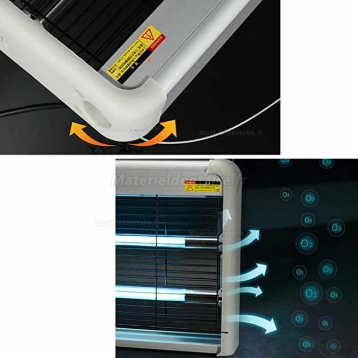 30W Lampe germicide UV Lampe germicide Ampoule d’ozone domestique avec télécommande