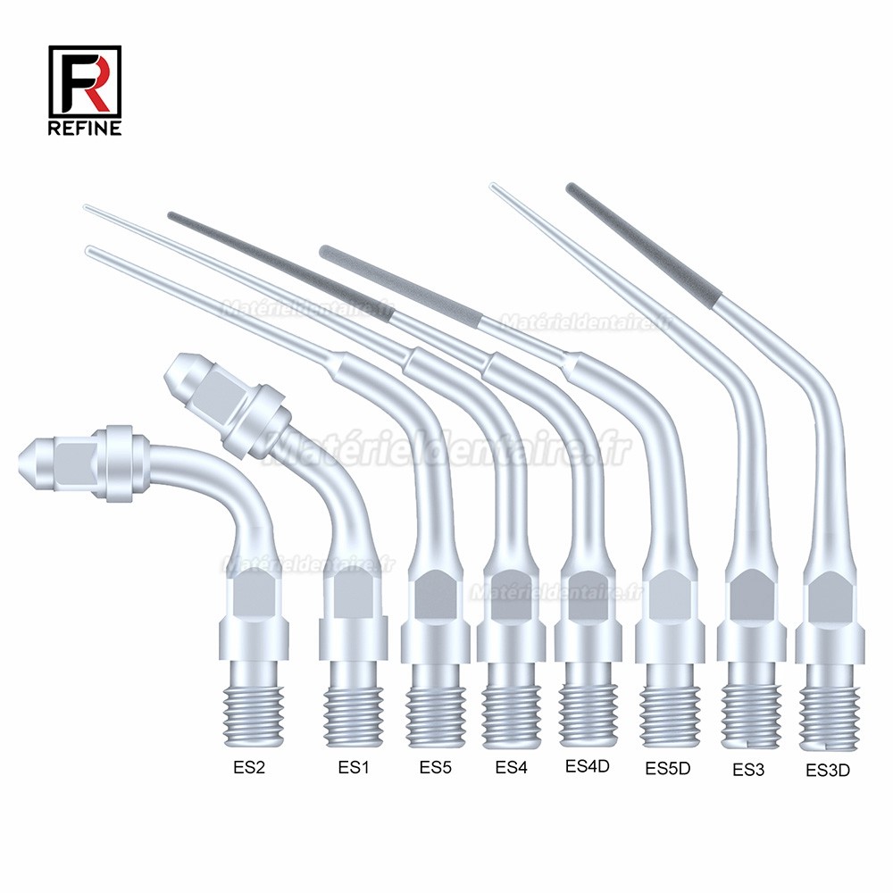 5 Pièces Refine® Inserts détartreurs pneumatique ES3D ES4D ES5D ES10D ES14 ES14D ES15 ES15D pour sirona détartreurs pneumatique