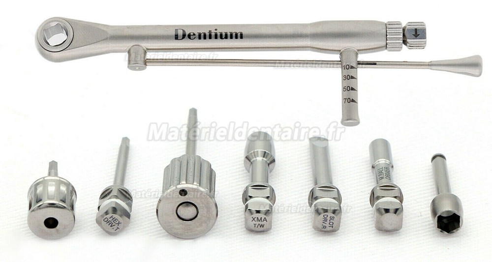 Dentium Kit d'instruments pour prothèses dentaires Implant XIP avec tournevis dynamométrique