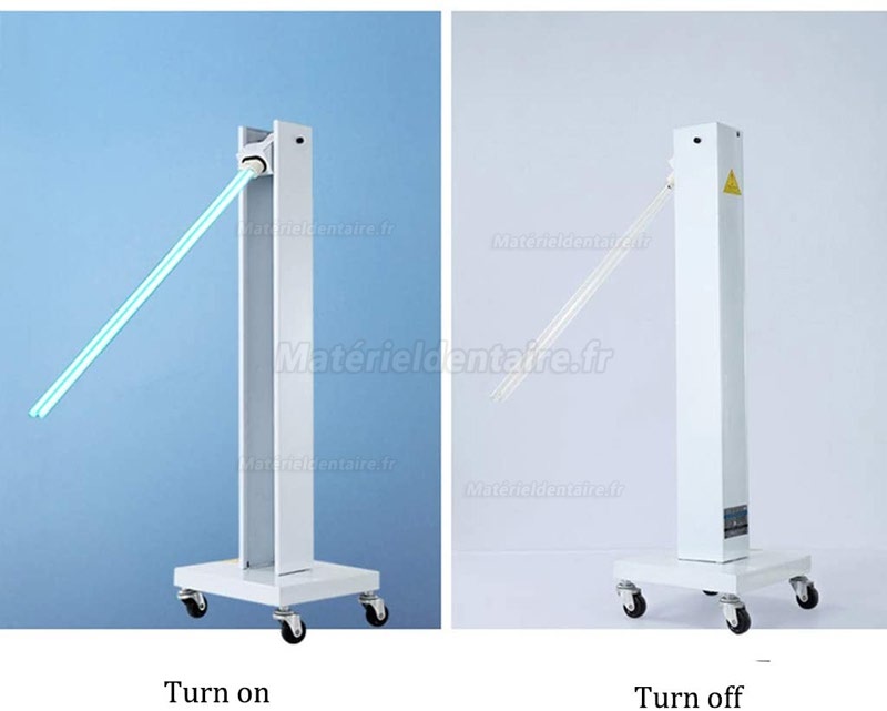 100-150W Lampe de désinfection UV de stérilisateur mobile d'intérieur lampe germicide stérilisante Uvc avec roues
