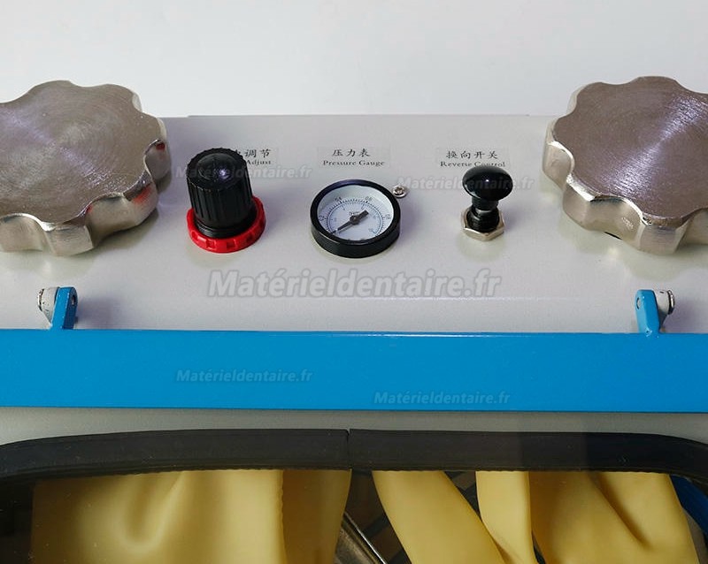 JinGong JG-218 Dental Lab Sandblasting Machine Twin-Pen Fine Sand Blaster