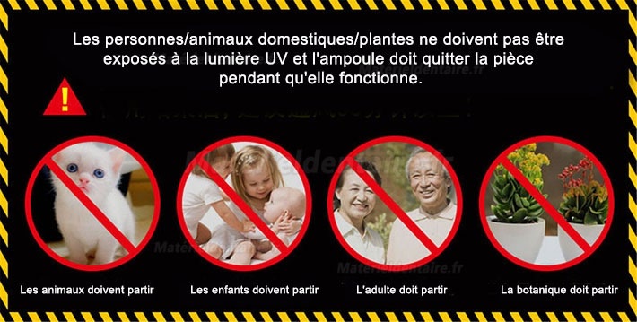 UV+ Ozone Stérilisateur Lampe Désinfection Sterilisation UVC Lumière