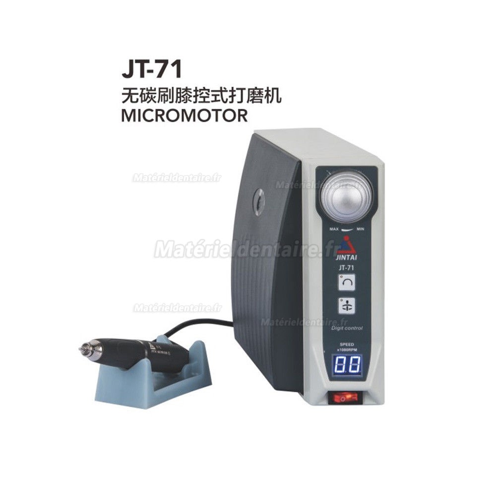 Jintai JT-71 Laboratoire dentaire rectifieuse micromoteur sans brosse