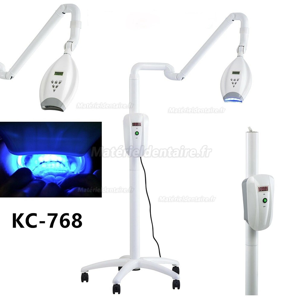 KC KC-768 Système de blanchiment des dents LED professionnel lumières bleues + violettes