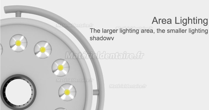 KWS® Lampe LED scialytique KD-202D-3 modèle à pied