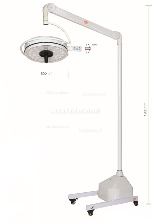 KWS® KD-2036D-3 Lampe LED scialytique à pied