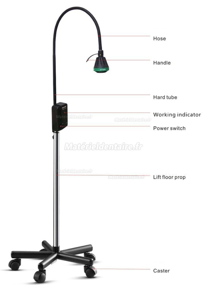 KWS KD-200-35W lampe d'examen médical halogène étage prop 35W