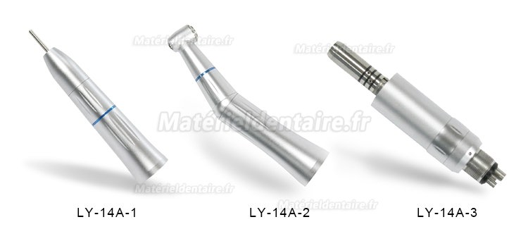 LY-14A Kit de contre-angle dentaire + pièces à main dentaire droite + moteur d'air dentaire