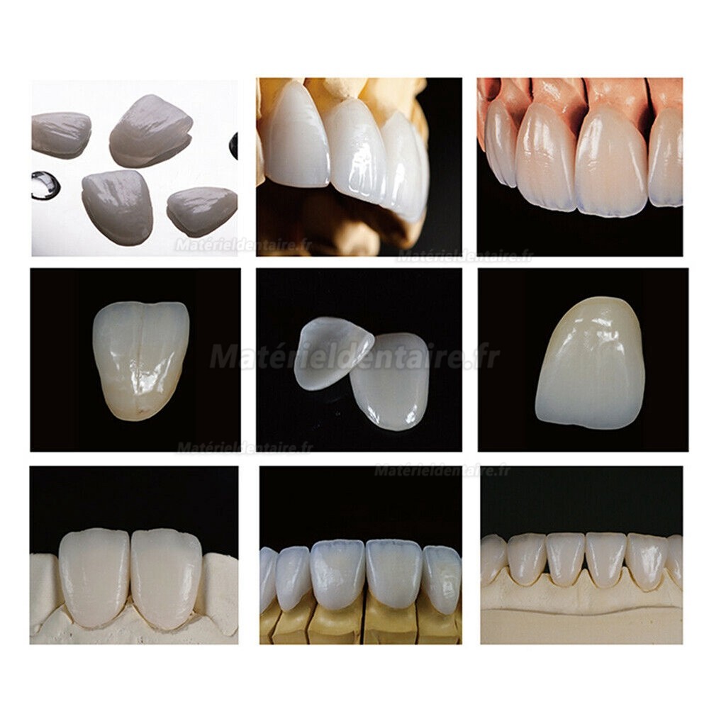 5 pièces B40 HT/LT blocs en disilicate de lithium dentaire E-max pour Sirona System