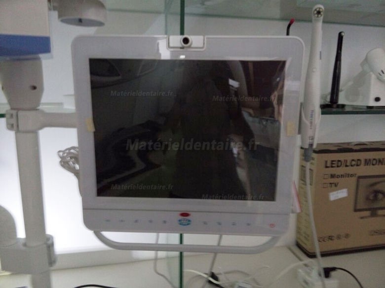 MD1500 Système de moniteur dentaire caméra intra-orale par filavec 15 inchs blanc VGA + VIDEO + HDMI + port USB