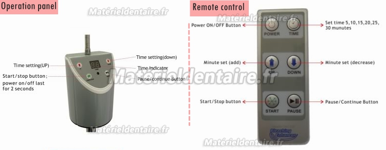 Magenta® MD666 Lampe LED de blanchiment dentaire (Modèle à pied)