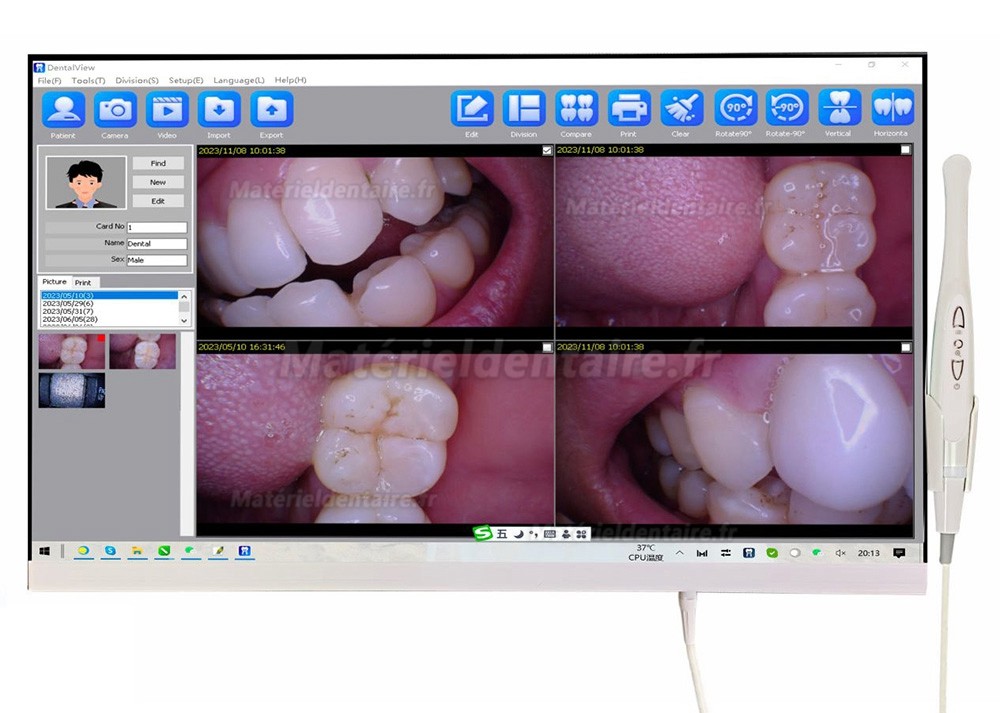 Magenta YF-2400P Caméra intra-orale dentaire à écran tactile de 24 pouces avec WIFI