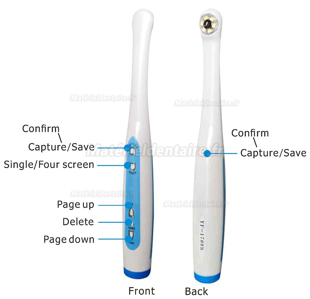 Caméra intra-orale dentaire Magenta YF1700M avec écran 17 pouces et WIFI