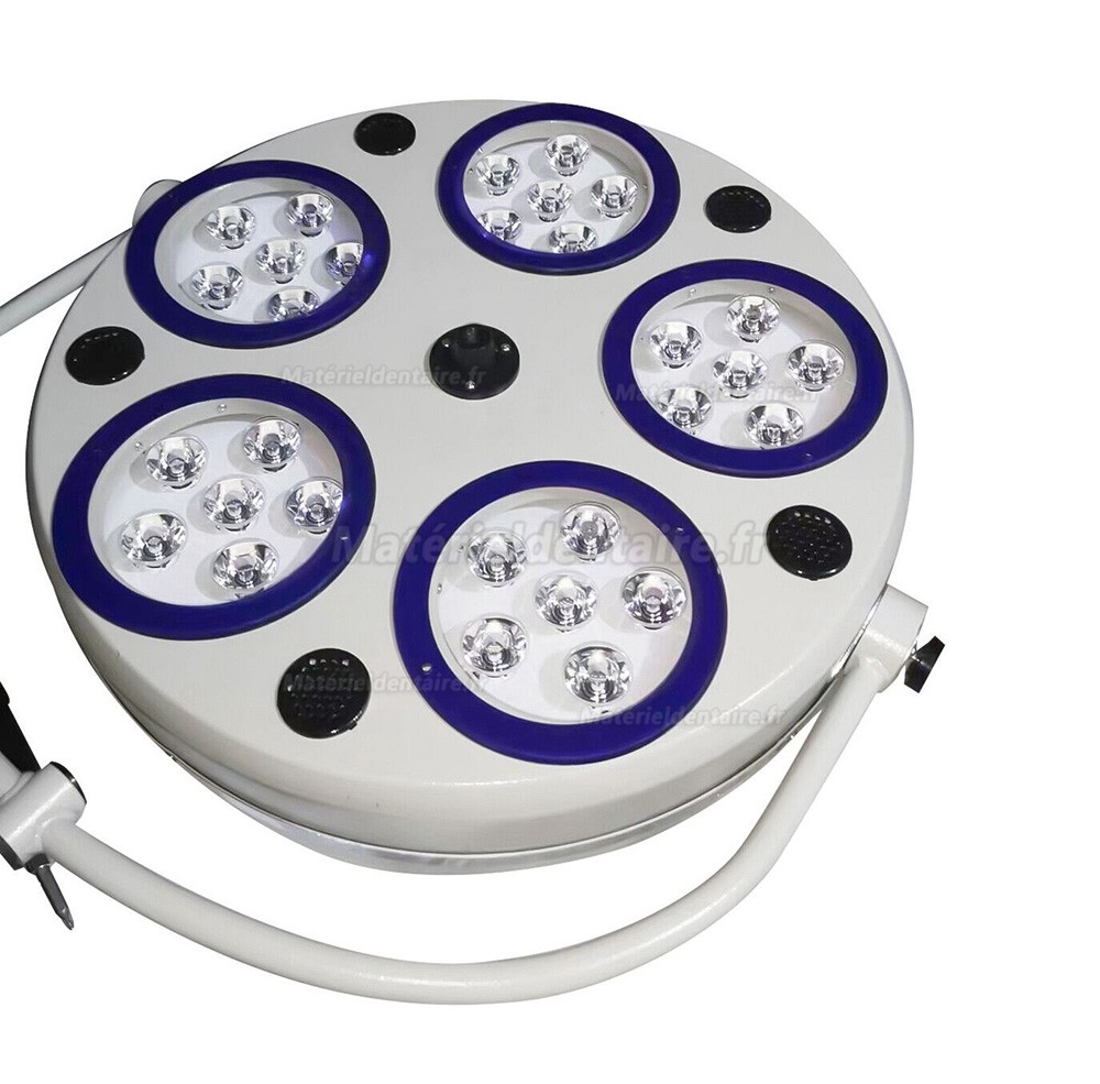 Scialytique dentaire sur pied / Lampe opératoire dentaire (5 réflecteurs 30 LED)