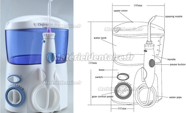 Oral Care Hydropulseur Dentaire OC-1200