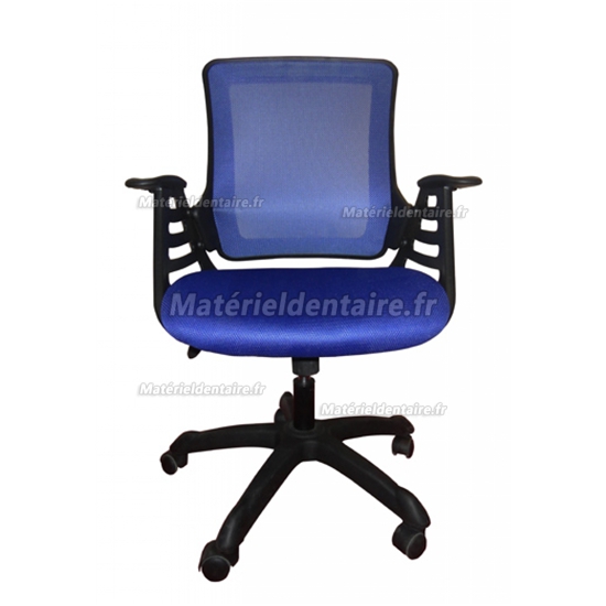 Chaise bureau dactylo bleue
