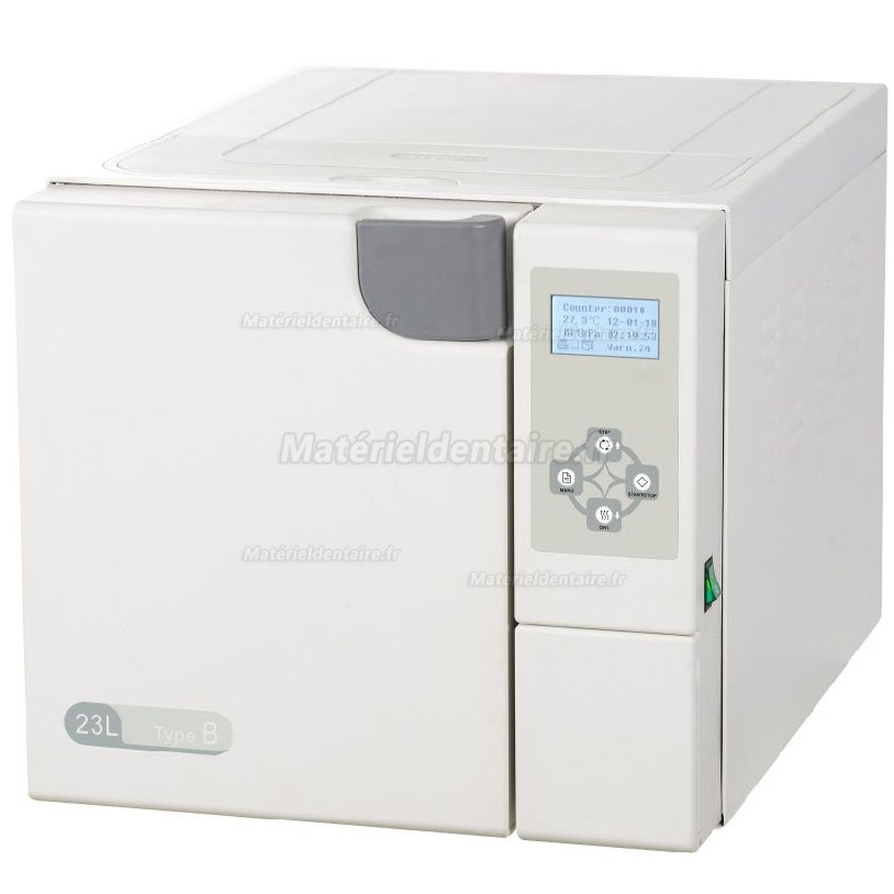 P&T® BTS17/23 Autoclave Classe B avec reservoirs intégrés et porte automatique